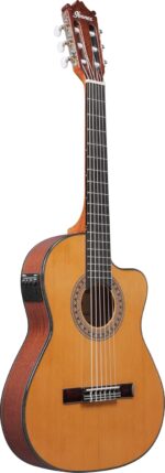 Ibanez GA5TCE3Q Guitarra Acústico-eléctrica de Nylon Cuerda de 3/4 - Natural
