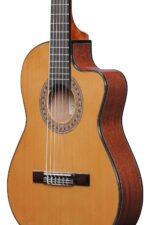 Ibanez GA5TCE3Q Guitarra Acústico-eléctrica de Nylon Cuerda de 3/4 - Natural