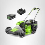 Cortacésped Inalámbrico Autopropulsado Greenworks MO80L416 80V 21 Pulgadas Motor Sin Escobillas Batería 4.0 Ah
