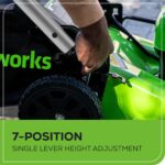 Cortacésped Inalámbrico Autopropulsado Greenworks MO80L416 80V 21 Pulgadas Motor Sin Escobillas Batería 4.0 Ah