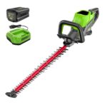 Cortasetos Greenworks 2216802 sin escobillas 80V 26 pulgadas con batería 2.0Ah y cargador 2A