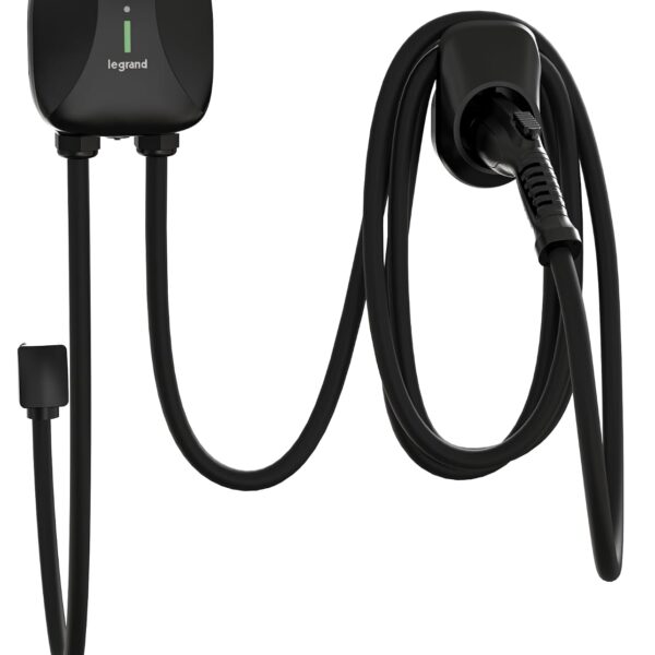 Cargador Eléctrico Nivel 2 Legrand Pass & Seymour L2EVSE40ACP1450 40 Amperios 240 Volts Cable 18 Pies Color Negro