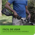 Bordeadora Greenworks ED80L02 80V sin Escobillas Hoja de Acero 8 Pulgadas Profundidad 2.25 Pulgadas Ajuste sin Herramien