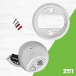 First Alert SMICO100 - Alarma combinada de humo y monóxido de carbono, operada por batería - Paquete de 6