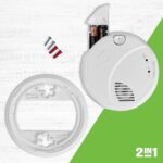 First Alert SMCO100 Alarma combinada de humo y monóxido de carbono operada por batería - Paquete de 3