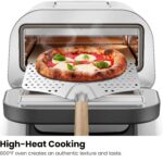 CHEFMAN Horno de pizza para interiores – Hace pizzas de 12 pulgadas en minutos, calienta hasta 800 °F – Máquina de pizza