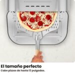 CHEFMAN Horno de pizza para interiores – Hace pizzas de 12 pulgadas en minutos, calienta hasta 800 °F – Máquina de pizza