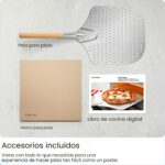 CHEFMAN Horno de pizza para interiores – Hace pizzas de 12 pulgadas en minutos, calienta hasta 800 °F – Máquina de pizza