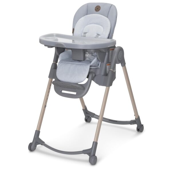 Silla Alta Maxi-Cosi Minla 6 en 1 Pizarra Clásica Tela EcoCare 9 Alturas 5 Reclinaciones