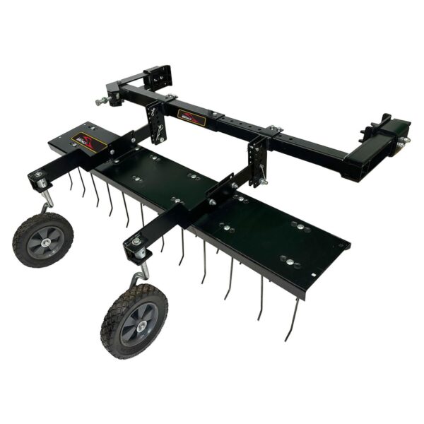 Dethatcher Brinly Hardy DTZ-481BH-A Montaje Frontal 48 Pulgadas para Cortadoras ZTR Acero Negro