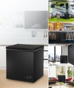 Congelador de Pecho 7.0 Pies Cúbicos Congeladores de Pecho Compactos con Termostato de 7 Configuraciones Ajustables Cong