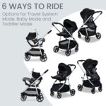 Britax Willow Grove SC Sistema De Viaje Para Bebé Silla De Auto Con Base Alpine Y Cochecito Grove Tecnología ClickTight
