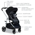 Britax Willow Grove SC Sistema De Viaje Para Bebé Silla De Auto Con Base Alpine Y Cochecito Grove Tecnología ClickTight