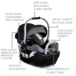 Britax Willow Grove SC Sistema De Viaje Para Bebé Silla De Auto Con Base Alpine Y Cochecito Grove Tecnología ClickTight