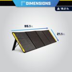 Panel Solar Plegable Portátil Champion Power Equipment 201247 200 Vatios Silicio Monocristalino