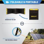 Panel Solar Plegable Portátil Champion Power Equipment 201247 200 Vatios Silicio Monocristalino