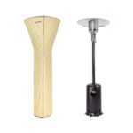 Calentador de Patio Hexago HI-HEAT-PH07-S-47000BTU-COVER 47000 BTU Gas Propano con Tapa Acero Inoxidable