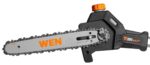 Sierra de Poste WEN 20759 Inalámbrica Sin Escobillas 20V Max 8 Pulgadas con Batería 4.0 Ah y Cargador