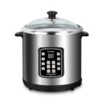 TAYAMA Cocina eléctrica multifuncional de acero inoxidable 8 en 1, 10 litros