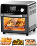 Nuwave Smart Air Fryer Oven with POWERPORT™ Plug-In Grill for Dual-Zone Efficient Cook, 100 in 1 Advanced Convection Toa