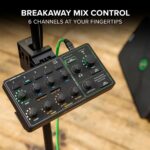 Mackie ShowBox - Equipo de rendimiento en vivo todo en uno alimentado por batería con controlador separable, mezclador d