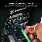Mackie ShowBox - Equipo de rendimiento en vivo todo en uno alimentado por batería con controlador separable, mezclador d