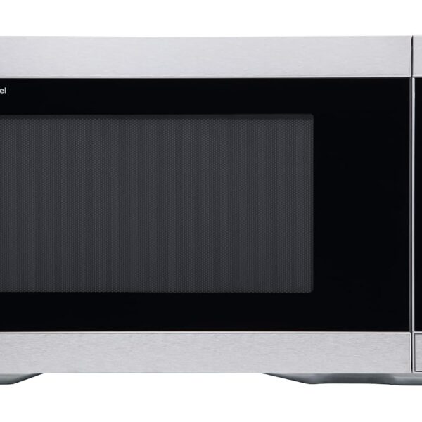 SHARP Horno microondas para encimera con plato giratorio extraíble de 12.4 pulgadas, 1000 vatios, 1.1 pies cúbicos, acer