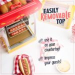 Nostalgia Oscar Mayer - Rueda de la fortuna para perros calientes – Tostadora de carrito rodante de perros calientes est