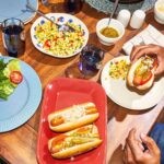 Nostalgia Oscar Mayer - Rueda de la fortuna para perros calientes – Tostadora de carrito rodante de perros calientes est