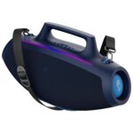 Altavoz Bluetooth Skullcandy Barrel Boombox Resistente al Agua IPX5 Azul Marino Batería 12 Horas
