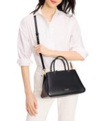 Bolso Satchel kate spade new york Grace Cuero de Grano Fino Negro Modelo KF834001