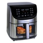 Kenmore Air Fryer - Aerogrill de 8 cuartos de galón, cesta antiadherente, freír francesa, pantalla táctil digital, 12 pr