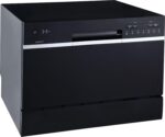 EdgeStar DWP63 - Lavaplatos para encimera de 6 cubiertos y 21-5/8 pulgadas de ancho - Negro