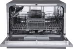 EdgeStar DWP63 - Lavaplatos para encimera de 6 cubiertos y 21-5/8 pulgadas de ancho - Negro
