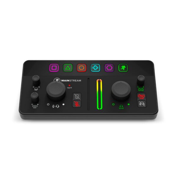 Mackie MainStream - Interfaz completa de transmisión en vivo y captura de video con teclas de control programables, soft