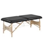 Mesa de Masaje Portátil Master Massage Balboa Pro 21005MC 30 pulgadas Madera de Haya Negro