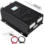 Inversor de Onda Sinusoidal Pura WZRELB SP4K24RC 4000W 24V a 120V 240V con Pantalla LCD y Control Remoto