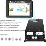 Inversor de Onda Sinusoidal Pura WZRELB SP4K48RC 4000W 48V CD a 120V 240V CA con Control Remoto