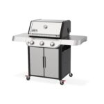 Parrilla de Gas Weber Genesis S-315 Propano Líquido 3 Quemadores Acero Inoxidable 513 Pulgadas Cuadradas