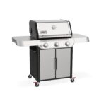 Parrilla de Gas Weber Genesis S-315 Propano Líquido 3 Quemadores Acero Inoxidable 513 Pulgadas Cuadradas