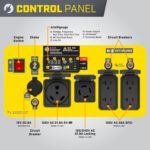 Generador Inversor Champion Power Equipment Modelo 201066 6500 Vatios Amarillo