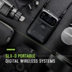 Transmisor Inalámbrico Shure SLXD3-H55 Digital Enchufable para Micrófono XLR Audio 24 Bits Banda H55