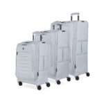 Maleta SwissGear Opulencia 80993103 Juego de 3 Piezas Expandible Azul Claro con Ruedas Giratorias 21 25 29 Pulgadas