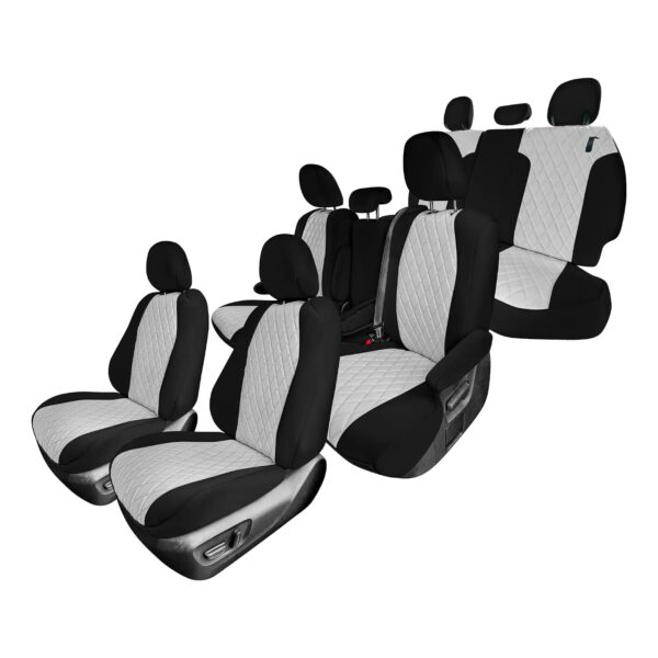 Juego de Fundas para Asientos FH Group Toyota Sienna 2021-2024 Neopreno Gris CM5029GRAY-FULL-AVC