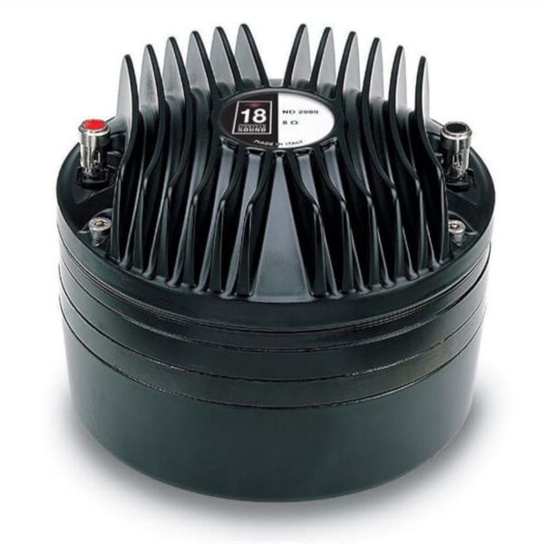Eighteen Sound ND2080-8 - Controlador HF de neodimio con garganta de salida de 2 pulgadas, 100 W, RMS de 200 W, pico de
