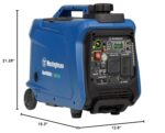 Generador Inversor Portátil Westinghouse iGen4000DFc 4000 Vatios Combustible Dual Azul