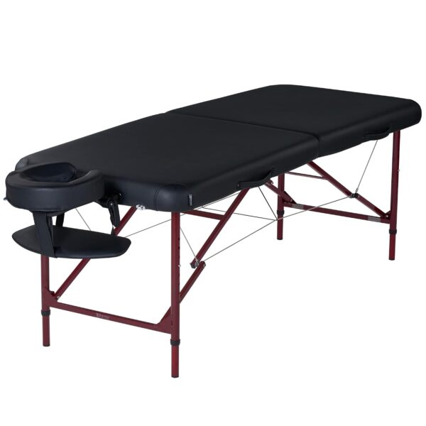 Mesa de Masaje Portátil Master Massage Zephyr 24351MC Negro Aluminio Capacidad 450 Libras