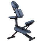 Silla de Masaje Portátil Master Massage Rio 10114MC Azul Real Marco de Aluminio Plegable 24 Libras con Estuche de Transp