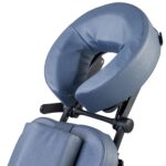 Silla de Masaje Portátil Master Massage Rio 10114MC Azul Real Marco de Aluminio Plegable 24 Libras con Estuche de Transp