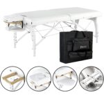 Mesa de Masaje Portátil Master Massage Montclair Pro 10112MC 31 Pulgadas Color Blanco